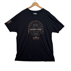 Bonnie & Clyde Diesel Power Gear Tee Black Racing Car Flag USA T Shirt 2XL